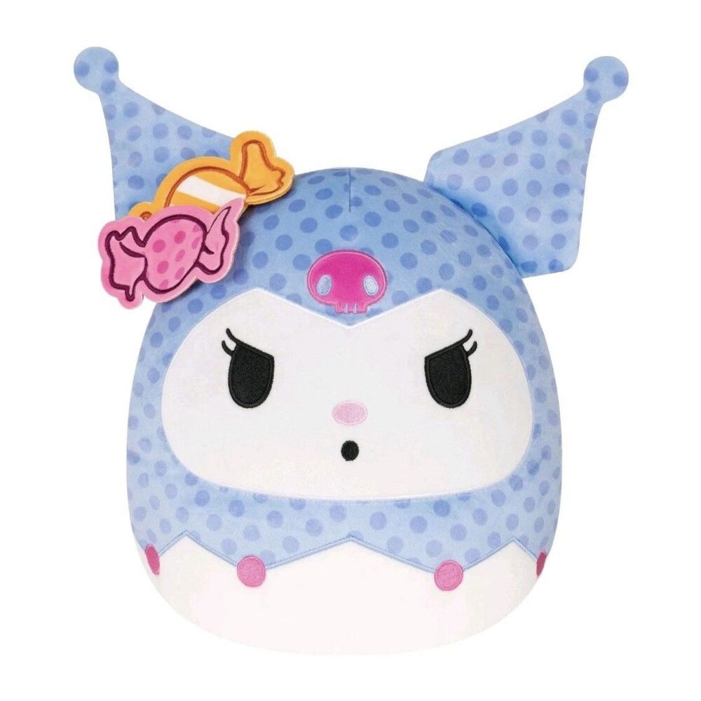 Squishmallow Hello Kitty‎ Kuromi Witch Skull Halloween Plush 8" Brand NEW! 2025
